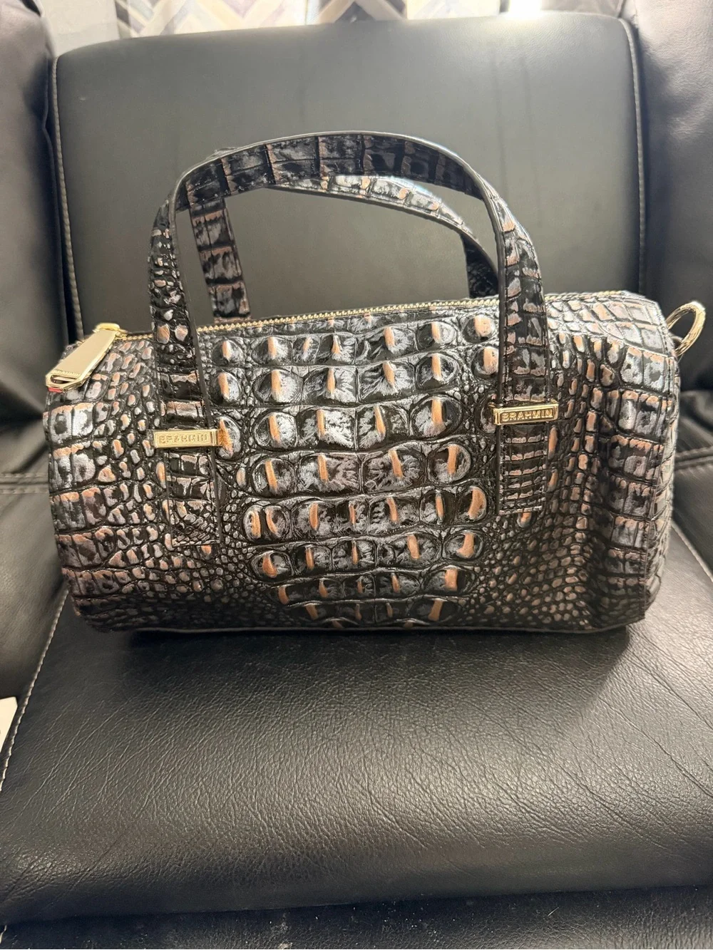 Brahmin Claire Barrel Satchel